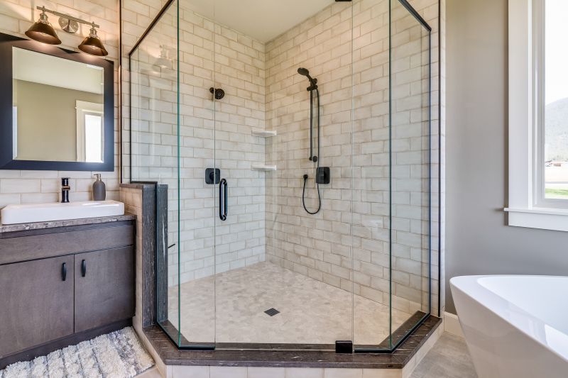 Open Concept Shower Space